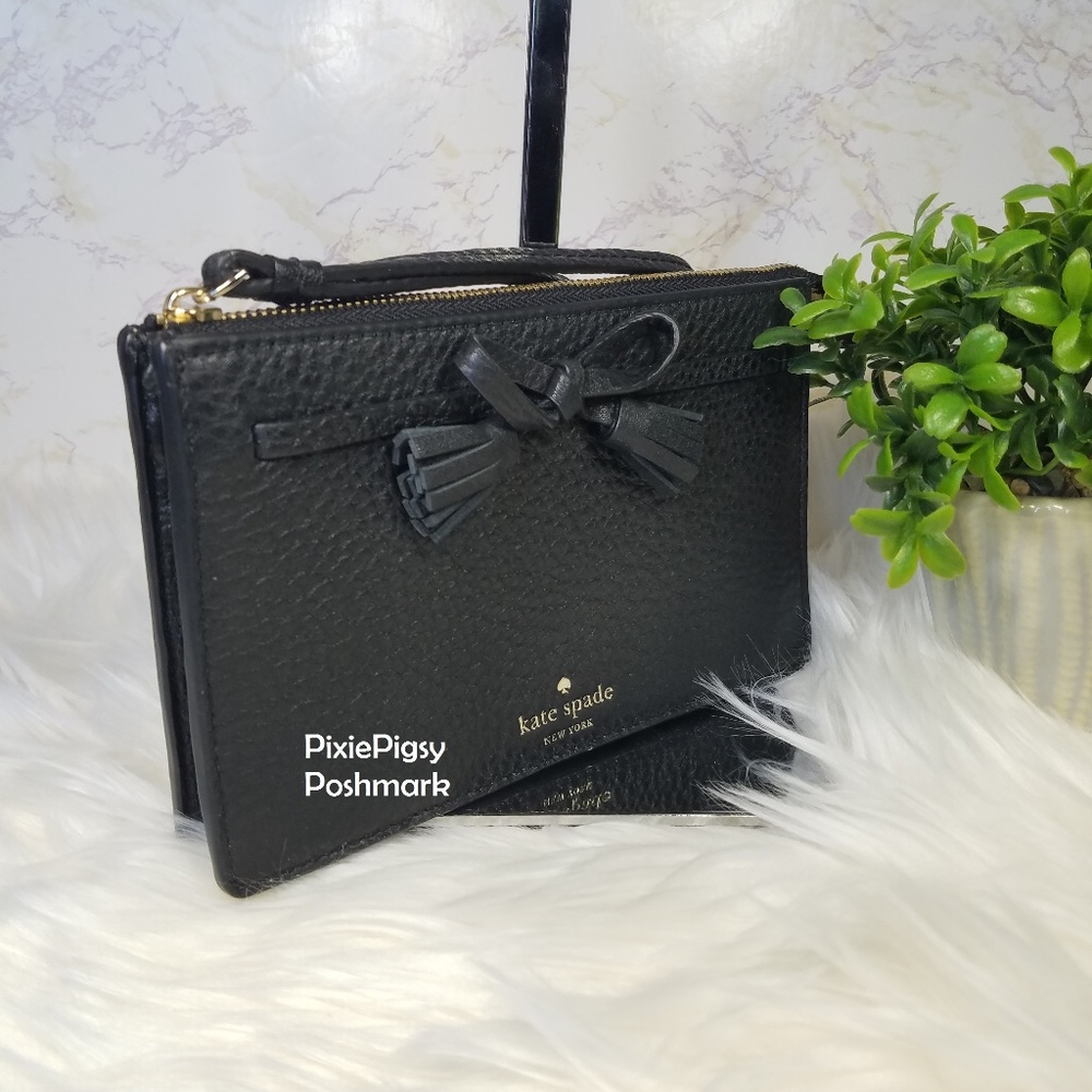 NWT Kate Spade Wristlet Hayes Bow Tassel Wallet